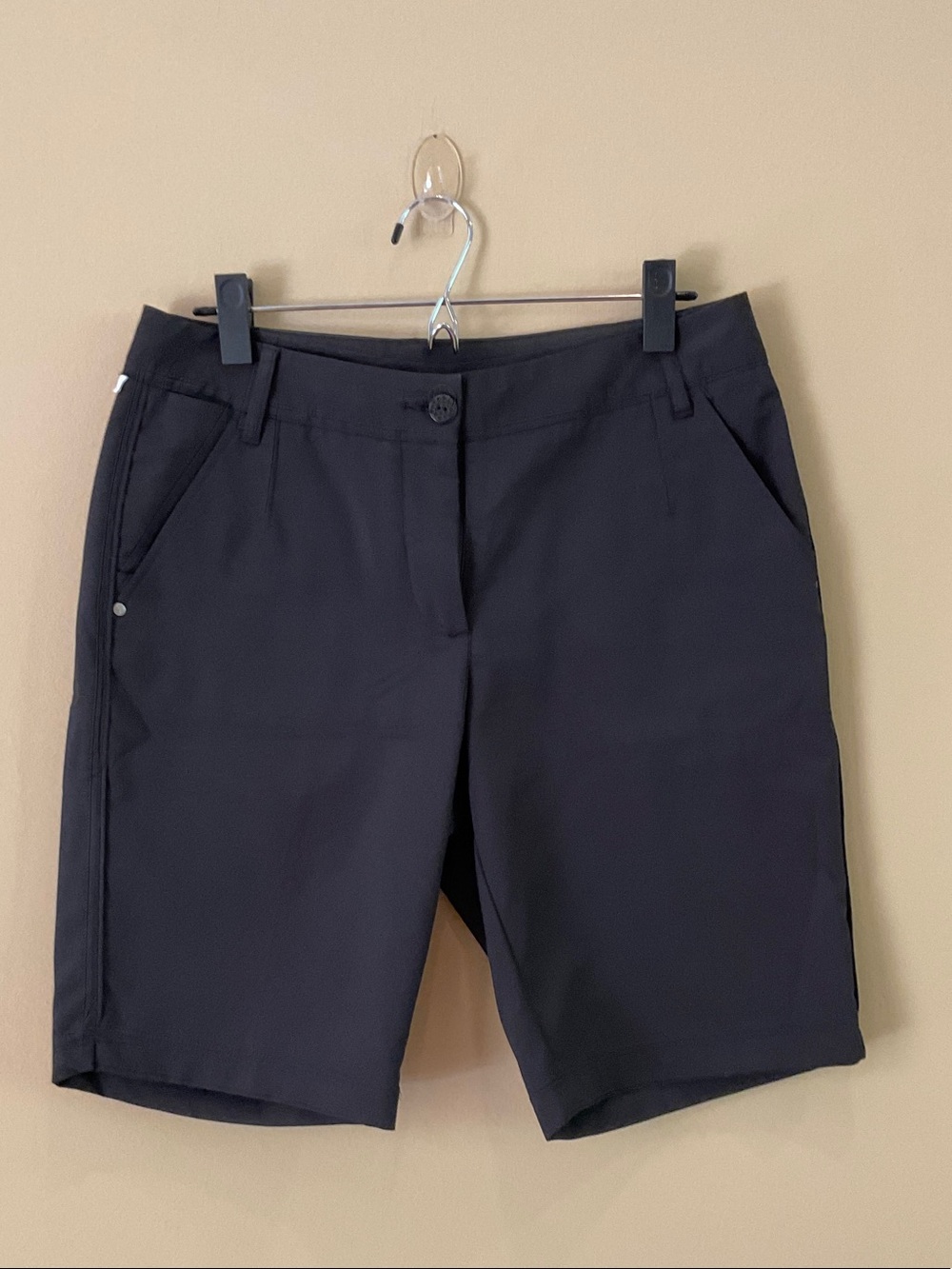 Puma Women's Black Bermuda Golf Shorts